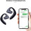 Ακουστικά Talkbuds Translator από την , Μεταφραστής φωνής Bluetooth σε 114 γλώσσες, Μαύρο, Ιδ 4