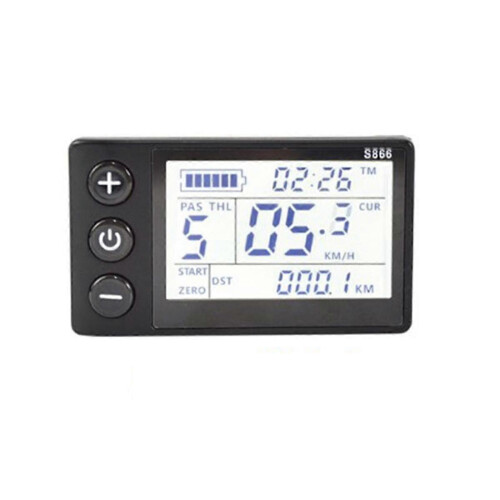 S866 Οθόνη LCD ηλεκτρικού ποδηλάτου, οθόνη ηλεκτρικού σκούτερ, πίνακας ελέγχου 1