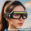 2 pcse Multifunctional Glasses Light - TYPE-C Rechargeable Sensor Headlamp, Compact Portable Warning Light 1