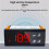ECS-310 Digital Display Freezer Thermostat Electronic  Refrigerator Automatic Temperature Control  220V 6