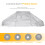 Washing Machine Cover Laundry Dryer Protect Dustproof Waterproof Sunscreen Cover-Silver 5