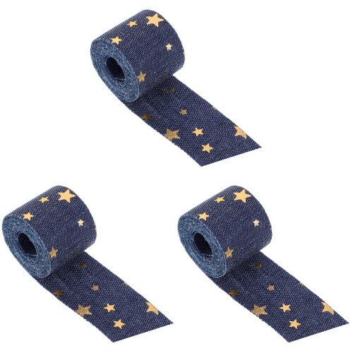 3Rouleaux Ruban Multi-Usage Marine Tissu Robuste Idéal Cadeaux DIY