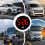 Digital Clock, Waterproof Small Digital Clock, Outdoor Timetable, Adhesive Car Accessories 6