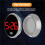 Digital Clock, Waterproof Small Digital Clock, Outdoor Timetable, Adhesive Car Accessories 7