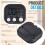 24 Pcs Digital Kitchen Timer Bulk Small Magnetic Timer /Off  Minute for Classroom Cooking Baking(Black) 2