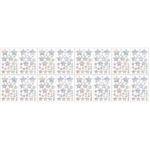 8Ensembles Stickers PVC Colorés Fenêtre Réutilisables 2