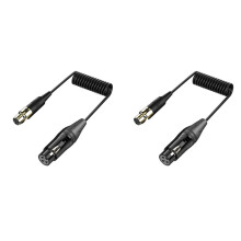 2X XLR 3Pin Vrouwelijk Naar XLR 4Pin Vrouwelijk Versterker Audiomixer Microfoon Camera Audiokabel