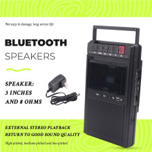 Lettore di Cassette Portatile Multifunzione Retrò USB, Registratore A Cassette, Lettore Musicale con Altoparlanti Integrati