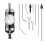Coaxiale Centreerindicator 0-0,15 Inch/0,0005 Inch Digitale Indicatorset 1