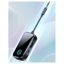 Transmetteur et Récepteur Audio  5.4 2 en 1, Adaptateur Audio Auxiliaire Sans Fil, Émetteur  pour Casque de Voiture