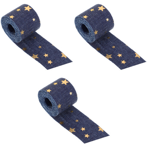 3Rouleaux Ruban Multi-Usage Marine Tissu Robuste Idéal Cadeaux DIY 1