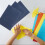 Papier Bleu Marine Épais Pour Origami 9