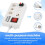 Multi-Interface Test Lamp Holder 12 Port Led Bulb Tester Versatile Led Lcd Tester for E27 B22 E14 Bulb Test EU Plug 7