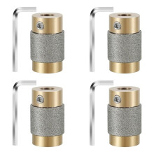 4X Glass Grinder Bits, 1 3/4 1/4 Inch Stained Glass Diamond Grinder Bit  Tools with Hex Wrench, (3/4 Inch)