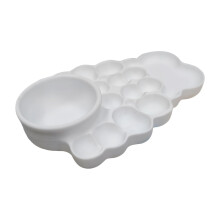 Multiple Compartment Plastic Palette For Watercolor Acrylic