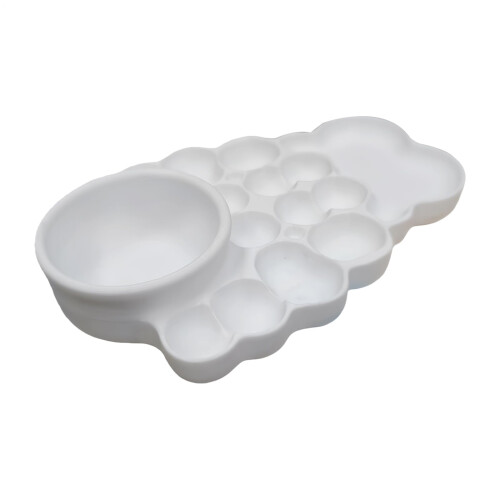 Multiple Compartment Plastic Palette For Watercolor Acrylic