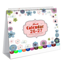 Flip-Stehtischkalender, 2026 Mini-Monats-Desktop-Kalender,-1