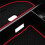 2X Car Styling Accessories Plastic Interior Armrest Storage Box for  C-Hr 2016 2017 2018 Black+Red 5