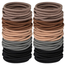 Elásticos de cabelo sem metal para mulheres e homens, confortáveis e com ótimo desempenho, duráveis e sem fecho, ideais para todos os tipos de
