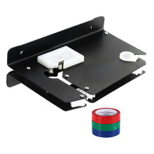 Manual Plastic Bag Sealer Set Includes 6 Wrapping Tapes-Black
