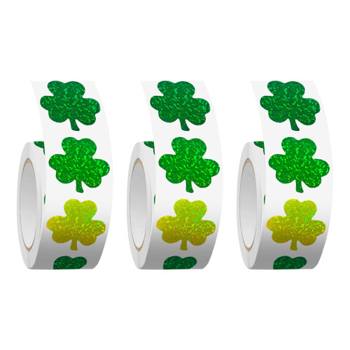 Multipurpose 3.8cm 4-leaf Shamrock Sticker For Creative-3