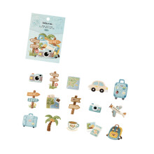 Scrapbook Sticker Decorative Journaling Sticker Book-travel