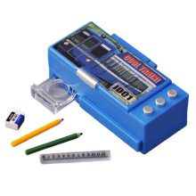 Innovatieve miniatuur potloodopslag, briefpapier,-Blauw