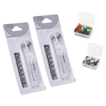 1 Set Paper Clip Dispenser Holds 8 Refills For Quick Easy-F