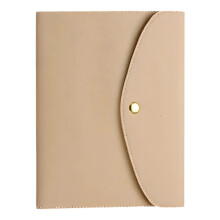 Dreifach faltbare Notebook-Hülle, wasserdichter-blass rosa-grau