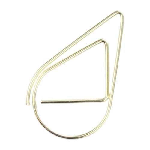 100-teiliges Lesezeichen-Clip-Set mit mehrfarbigen-Gold