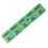 100Pcs Double Coated Paper Entry Tickets Double Roll For-Green 1