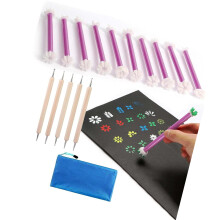 Colorful flower Stamp Variety For Childrens Artistic And-ZH