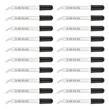 20Pcs 1ML Glass Graduated Pipettes With Rubber Suction-elbow