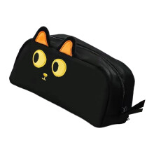 Geborduurde polyester stof potloodtas Hoge capaciteit etui-type1