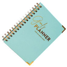 Practical Notebook With Spacious Weekly Layouts And Tear-blue