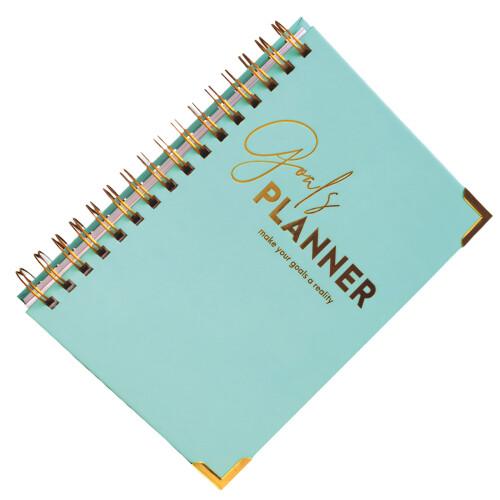 Practical Notebook With Spacious Weekly Layouts And Tear-blue