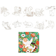 Creative Drawing Pad Spirals Bounding Drawing-animal painting