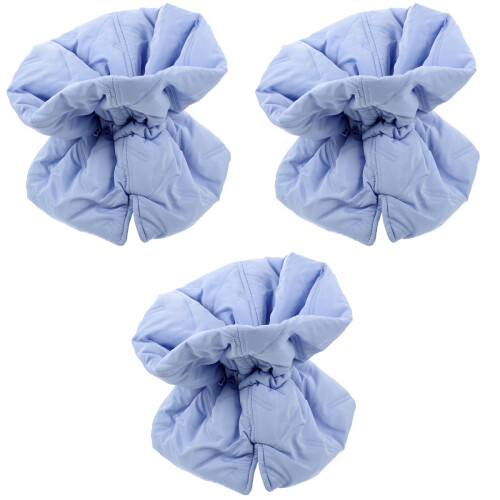 3Pcs Adjustable Breathable Sky-Blue Cat Collars Post-Surgery Recovery 1