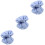 3Pcs Adjustable Breathable Sky-Blue Cat Collars Post-Surgery Recovery 4