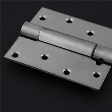 Self Closing Door Hinge, 6 Pack 4 Inch Heavy Duty Square Stainless Steel Mortise Spring Automatic Closer Hinge Hardware