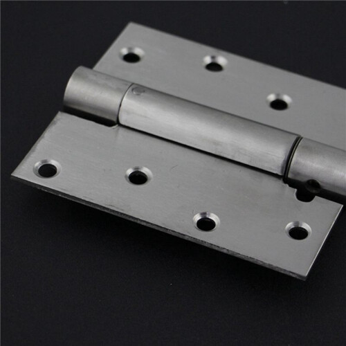 DobradiçA de Porta Fechamento AutomáTico, Pacote de 6, 4 Polegadas, Mola de Encaixe de AçO InoxidáVel Quadrado para ServiçO Pesado, Ferragem de