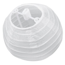 15 Sztuk 4 Cale 10 cm OkrąGły Lampion Papierowy na Urodziny Wesele Wystrój Rzemiosło Prezentowe DIY Creavtive (Biały)