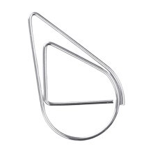 100 stuks mode paperclips creatief boek afdichting clip-zilver
