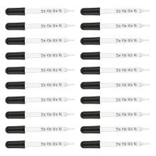 Pipettes graduées en verre de 1ML, compte-gouttes de-tête droite