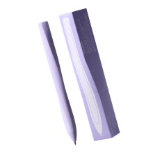 Twist Action Gel Inks Pen Ergonomic Grip Plastic Gel Pen-Purple
