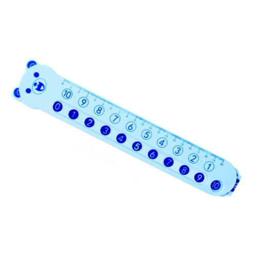 Childrens Math Learning Ruler Multipurpose Addition and-Blue