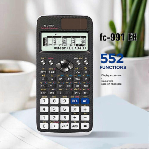 FX-991EX Επιστημονική Αριθμομηχανή 552 Λειτουργιών Λειτουργική Αριθμομηχανή γ 2