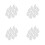 40Pcs White LED Recessed Downlights Flush Mount Indoor Ceiling Lights 3