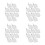 40Pcs White LED Recessed Downlights Flush Mount Indoor Ceiling Lights 4