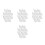 40Pcs White LED Recessed Downlights Flush Mount Indoor Ceiling Lights 6